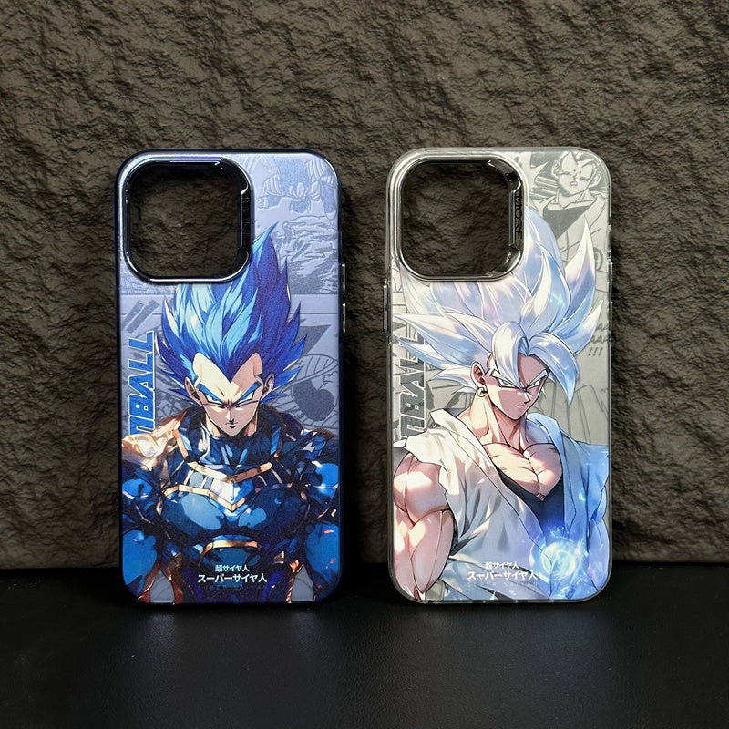 Fashion Anime Dragon Balls Gokus Laser Phone Case