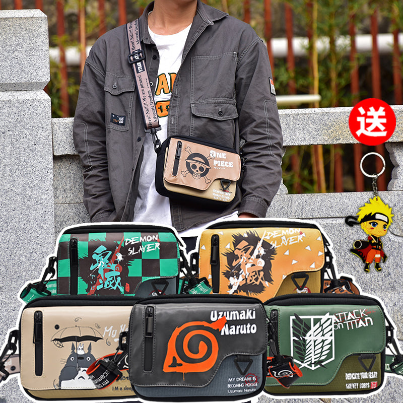 Anime One Piece Attack on Titan Totoro Crossbody Bag