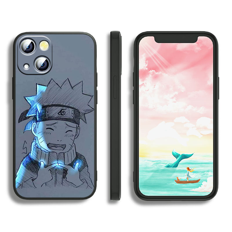 Anime creative hand-painted mobile phone case Naruto