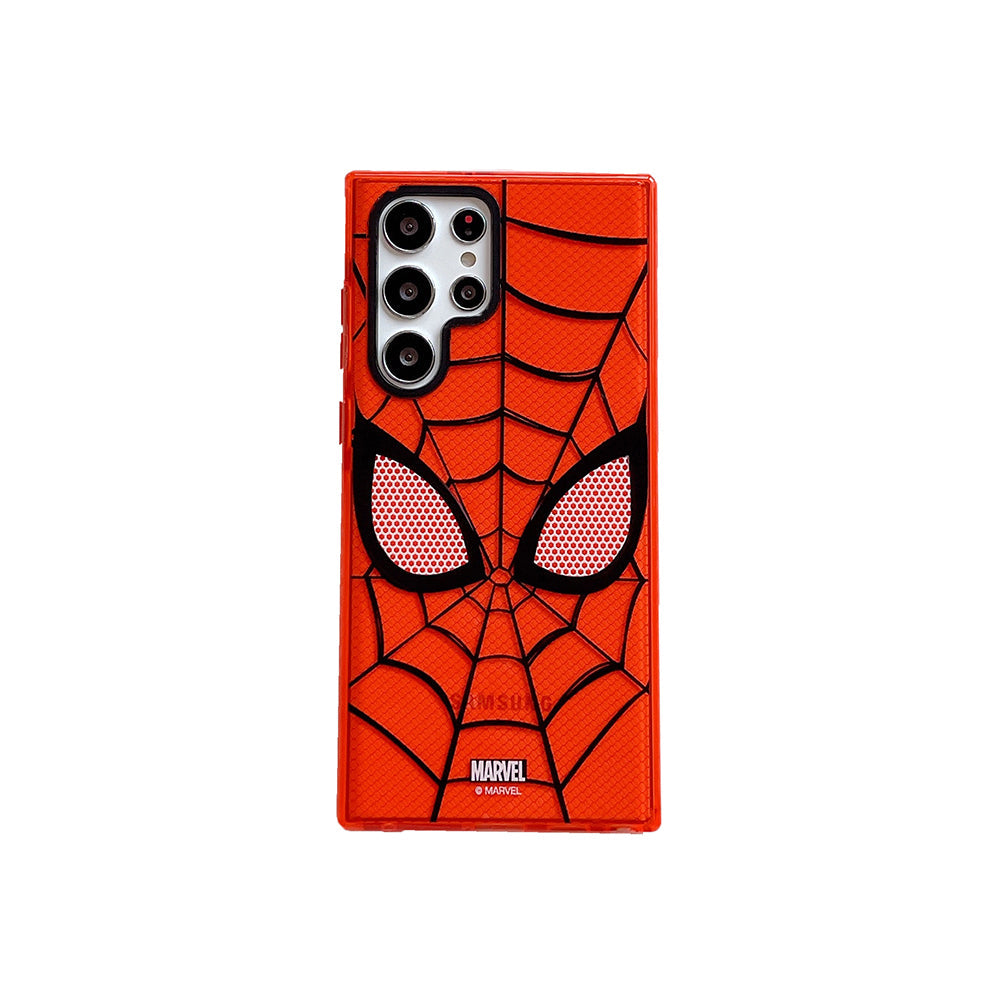 Bronzing Marvel Spider-Man Iron Man Phone Case