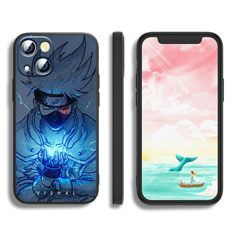 Anime creative hand-painted mobile phone case Naruto