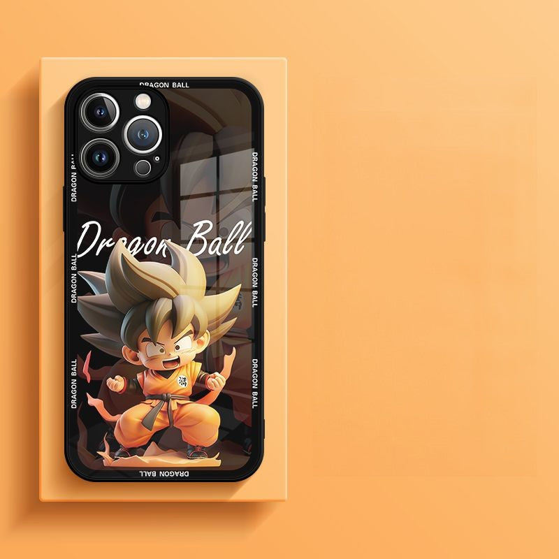 Fashion Anime Dragon Balls Gokus Laser Phone Case