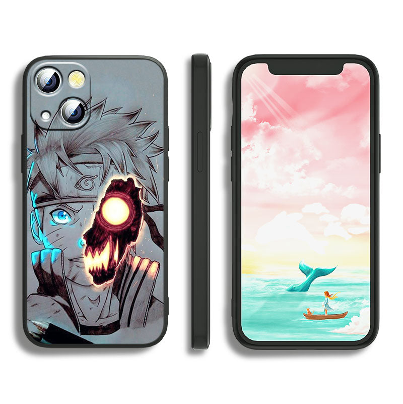 Anime creative hand-painted mobile phone case Naruto