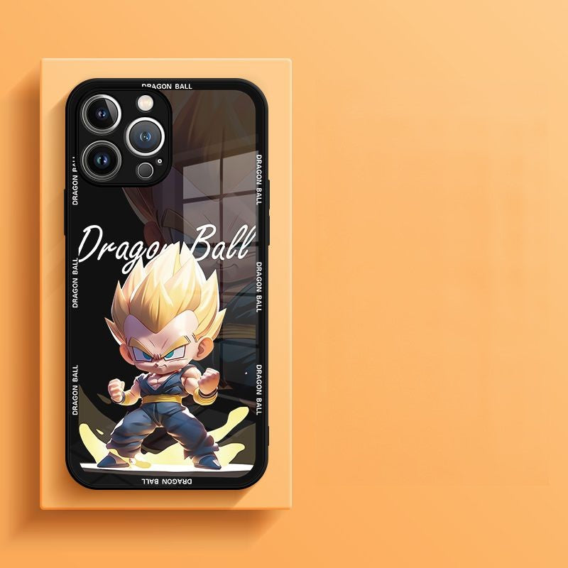 Fashion Anime Dragon Balls Gokus Laser Phone Case