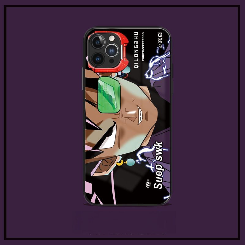 Fashion Anime Dragon Balls Gokus Laser Phone Case