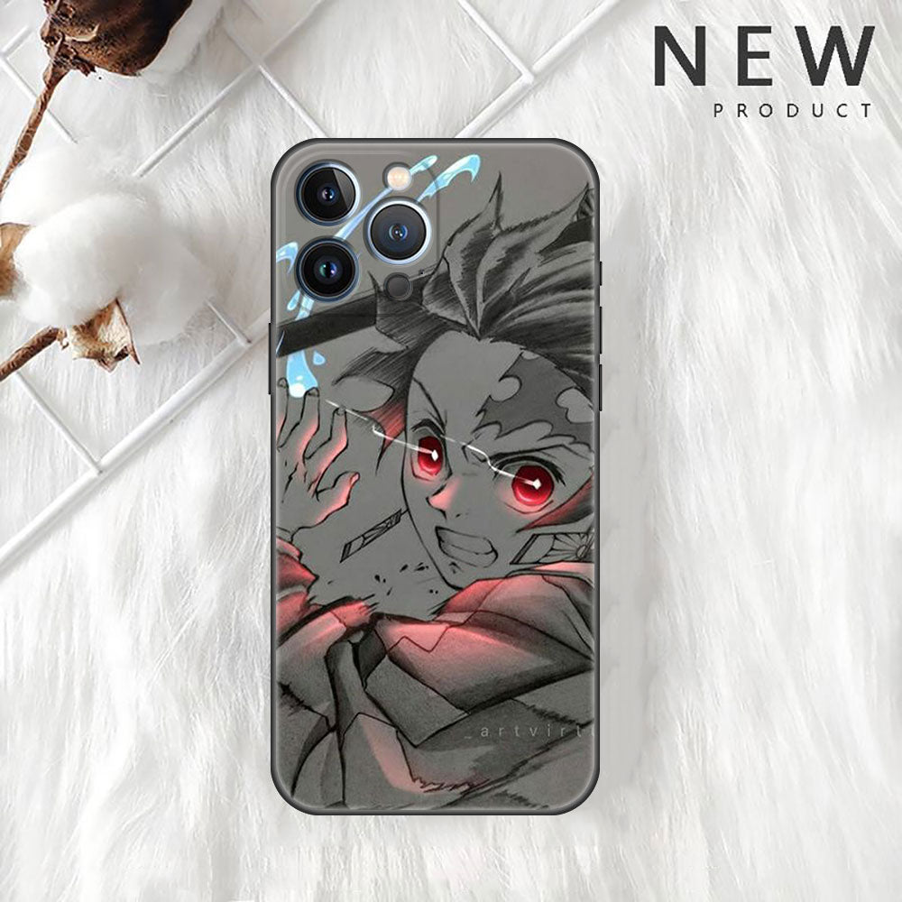 Handmade Kimetsu no Yaiba Demon Slayer Phone Case