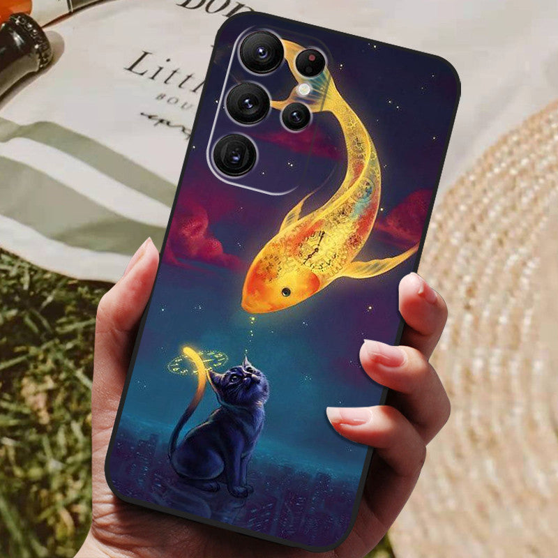 3D animal landscape art full brand mobile phone case