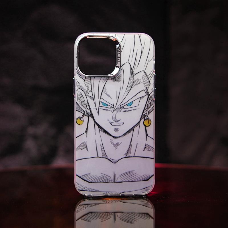 Fashion Anime Dragon Balls Gokus Laser Phone Case