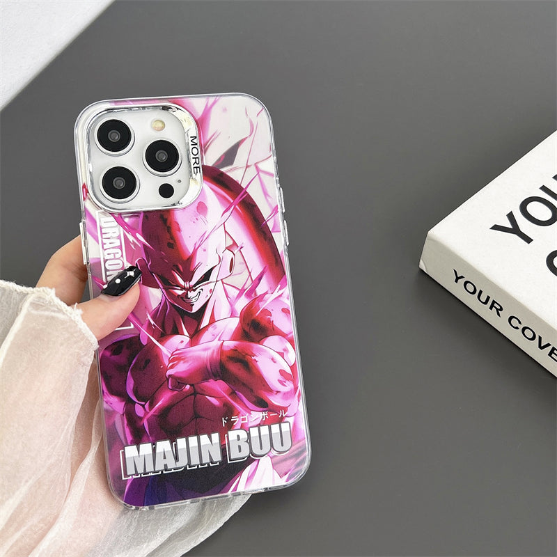 Fashion Anime Dragon Balls Gokus Laser Phone Case