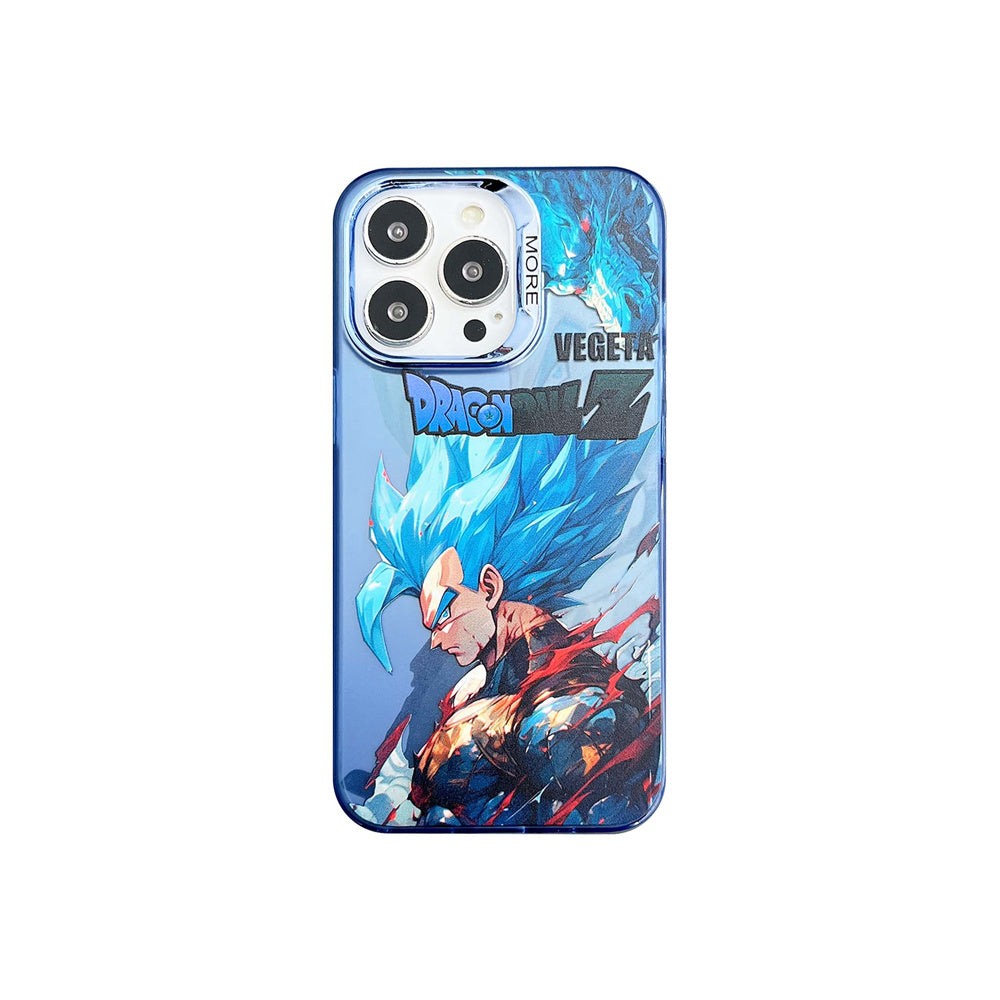 Fashion Anime Dragon Balls Gokus Laser Phone Case