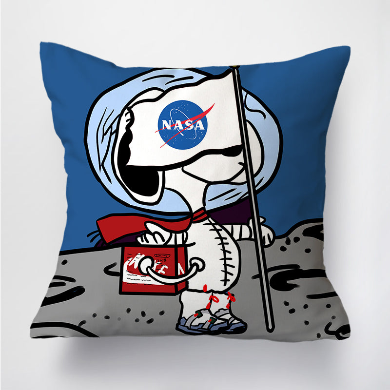 Peanuts Anime Printed Pillow Kawaii Cartoon Snoopy