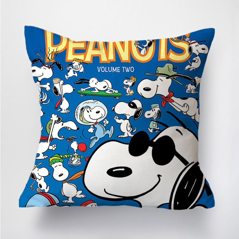 Peanuts Anime Printed Pillow Kawaii Cartoon Snoopy