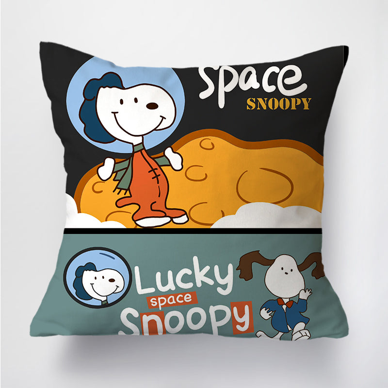 Peanuts Anime Printed Pillow Kawaii Cartoon Snoopy