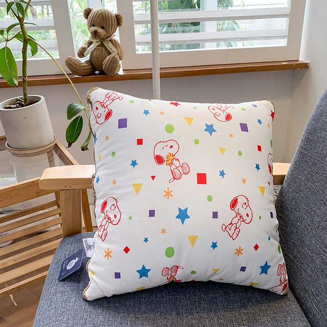 Snoopy bedside living room car back pillow