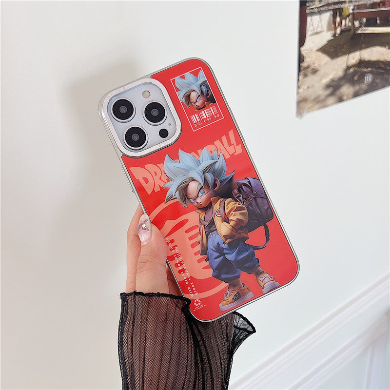 Fashion Anime Dragon Balls Gokus Laser Phone Case