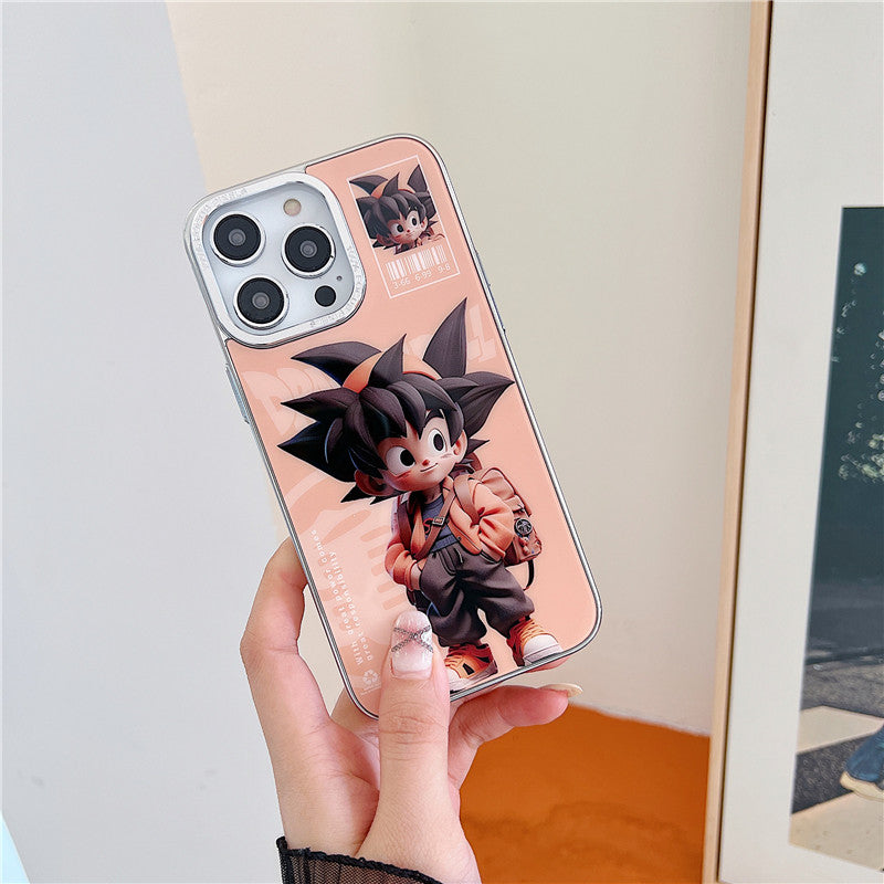 Fashion Anime Dragon Balls Gokus Laser Phone Case