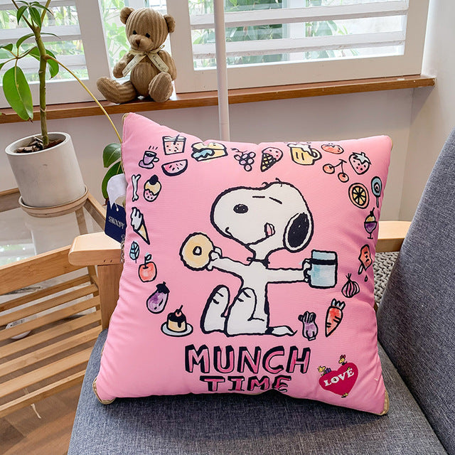 Snoopy bedside living room car back pillow