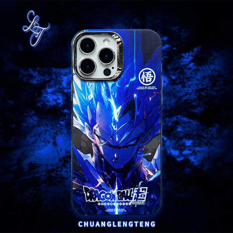 Fashion Anime Dragon Balls Gokus Laser Phone Case