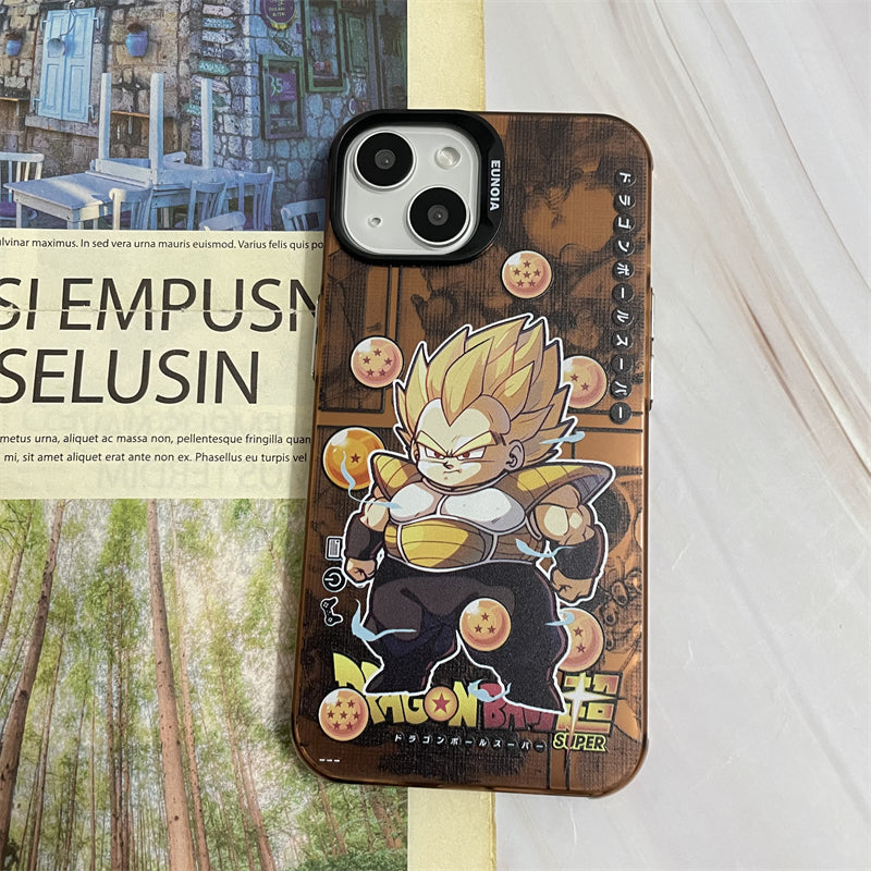 Fashion Anime Dragon Balls Gokus Laser Phone Case