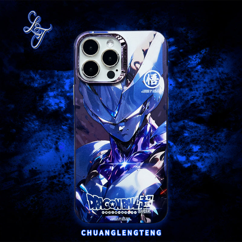 Fashion Anime Dragon Balls Gokus Laser Phone Case