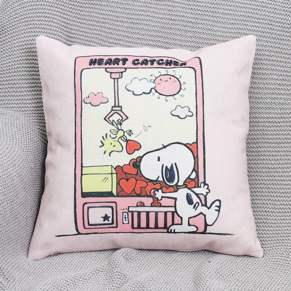 Snoopy cartoon dog cotton and linen pillow sofa car cushion cushion