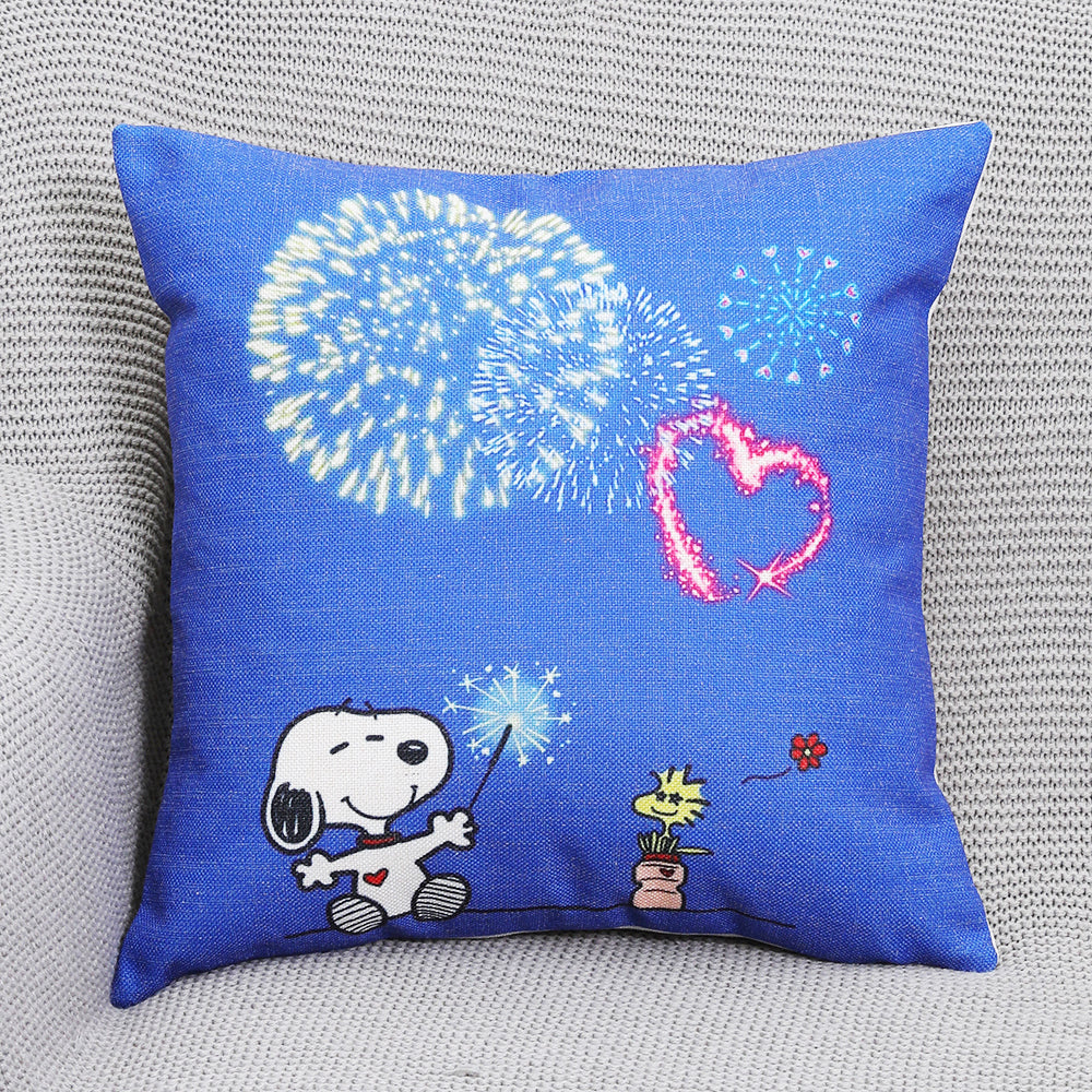 Snoopy cartoon dog cotton and linen pillow sofa car cushion cushion