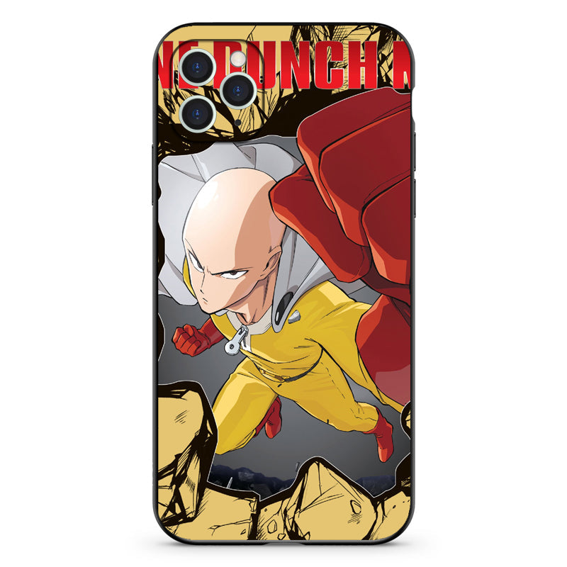 One Punch Man Anime Matte Protective Phone Cases