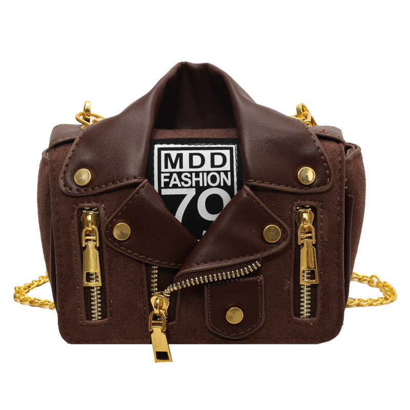 Moschino Women's Biker Leather Shoulder Bag