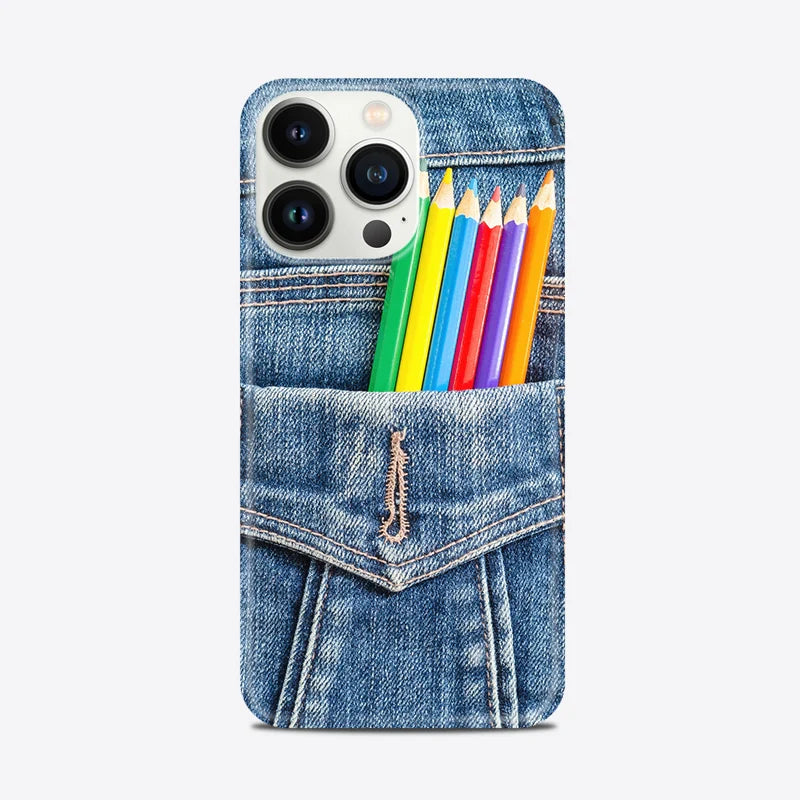 Ins Popular Brand Jeans Tools Phone Case