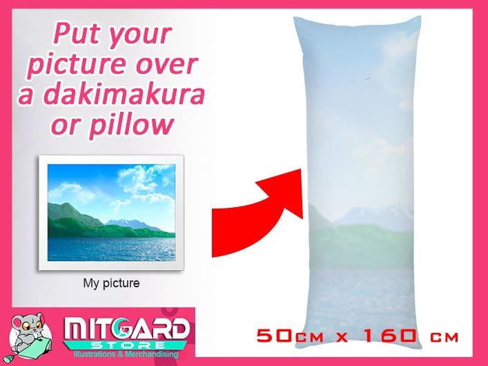 Custom with your picture or photo a Hugging Dakimakura